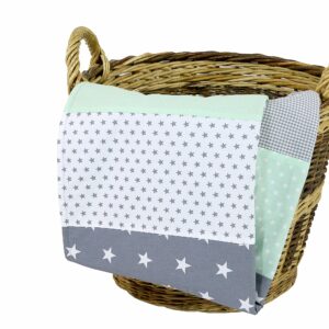 Babydecke und Wimpelkette im Set Beide Produkte sind optisch perfekt aufeinander abgestimmt Zum Vorteilspreis OEKO-TEXÂ®-Materialien (schadstoffgeprÃ¼ft