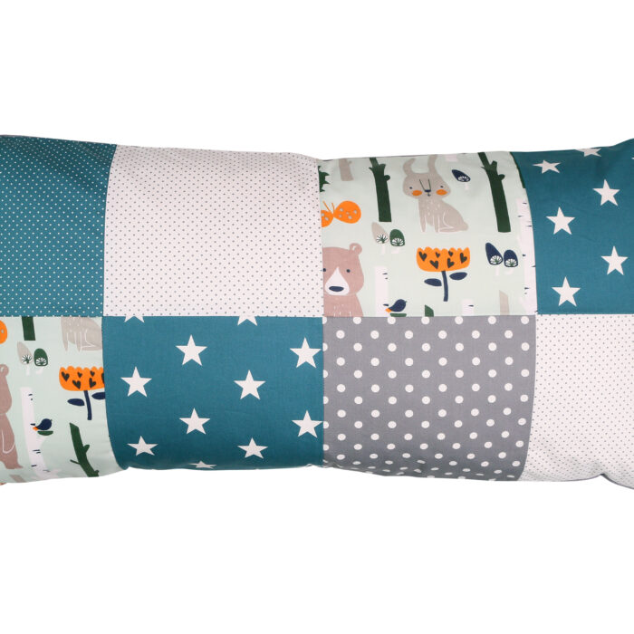 ULLENBOOM® Kissenbezug 40x80 cm - Patchwork ⢠OEKO-TEX®-Materialien (schadstoffgeprüft