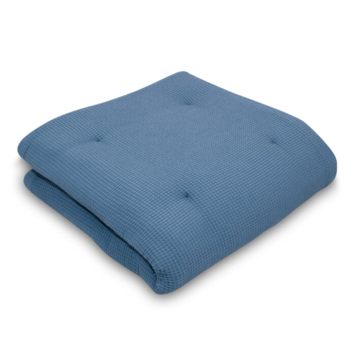 ULLENBOOM® Krabbeldecke - Blau - verschiedene GröÃen - AuÃenstoff 100% Baumwolle - Laufgittereinlage ⢠OEKO-TEX®-Materialien (schadstoffgeprüft