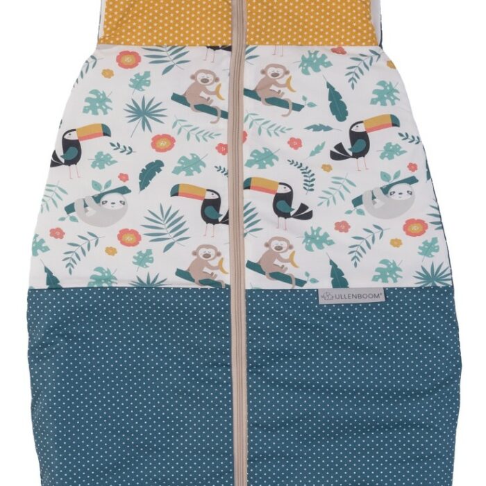 ULLENBOOM® Sommerschlafsack mit Beinen für Babys und Kinder - Dschungel - Als Schlafanzug für Kinder und Babys nutzbar - GröÃen 70 cm ⢠OEKO-TEX®-Materialien (schadstoffgeprüft