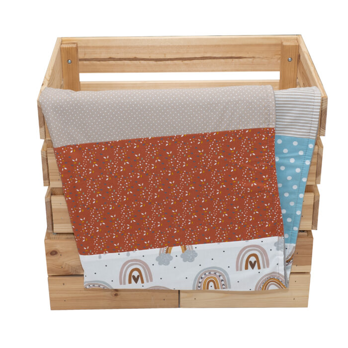 Babydecke und Wimpelkette im Set Beide Produkte sind optisch perfekt aufeinander abgestimmt Zum Vorteilspreis OEKO-TEXÂ®-Materialien (schadstoffgeprÃ¼ft