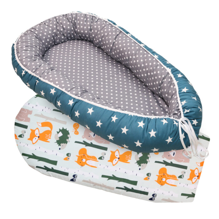 Babynest mit weicher Einlage im Set Beide Produkte sind optisch perfekt aufeinander abgestimmt Zum Vorteilspreis OEKO-TEXÂ®-Materialien (schadstoffgeprÃ¼ft
