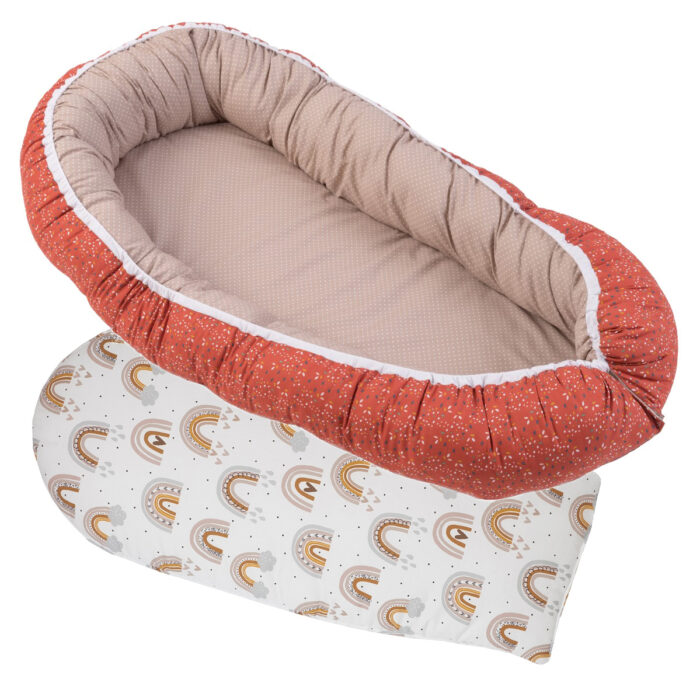 Babynest mit weicher Einlage im Set Beide Produkte sind optisch perfekt aufeinander abgestimmt Zum Vorteilspreis OEKO-TEXÂ®-Materialien (schadstoffgeprÃ¼ft