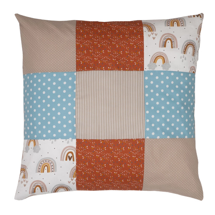 ULLENBOOM® Kissenbezug 60x60 cm - Patchwork ⢠OEKO-TEX®-Materialien (schadstoffgeprüft