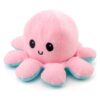 2 in 1 Plüsch Oktopus - rosa und blau