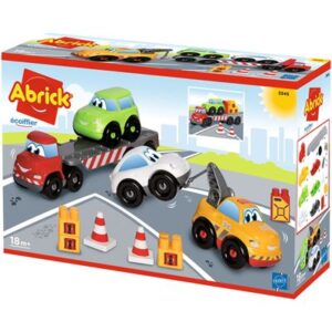 Ecoiffier - Abrick-Set Auto und Autotransporter Spielset inkl. Zubehör günstig kaufen für Kinder