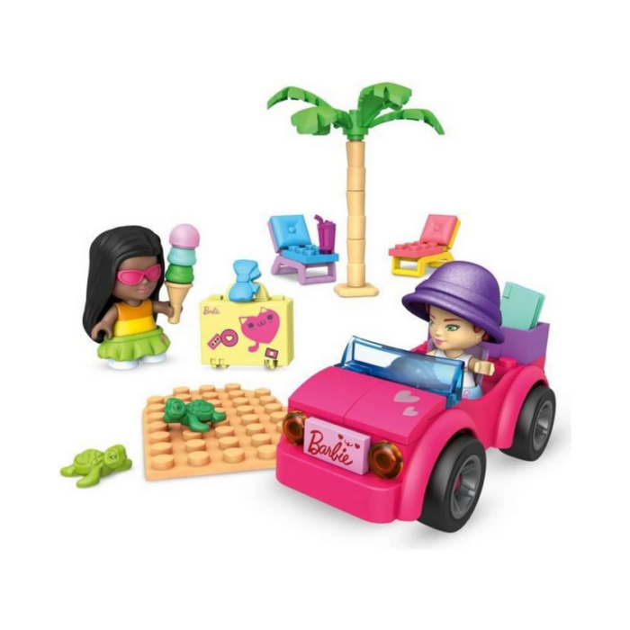 Barbie Mega Construx Bäckerei oder Cabrio Strandabenteuer mit Puppen & Zubehör günstig kaufen für Kinder