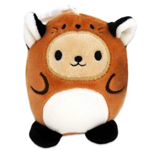 Kawaii - Plüsch Schlüsselanhänger Bär im Tierkleid