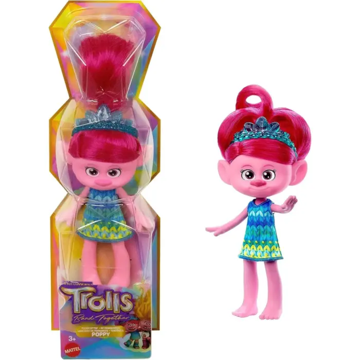 Mattel - Dreamworks - HNF03 - Trolls 3 Band Gemeinsam Stark