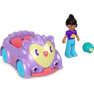 Mattel - HKV55 - Polly Pocket Fahrzeug mit Figur