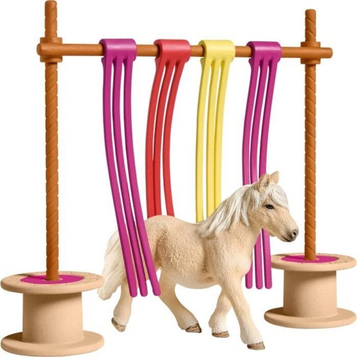 Schleich 42484 - Farm World - Pony mit Flattervorhang