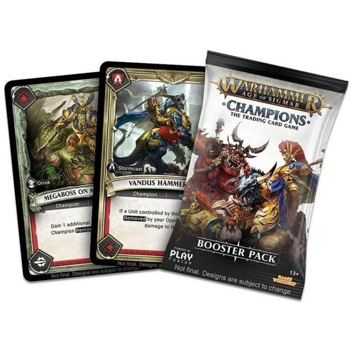 Warhammer Age of Sigmar: Champions Wave 1 Booster Sammelkartenspiel günstig kaufen für Kinder