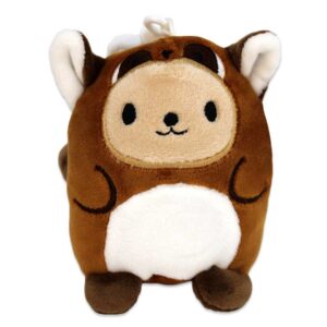 Kawaii - Plüsch Schlüsselanhänger Bär im Tierkleid