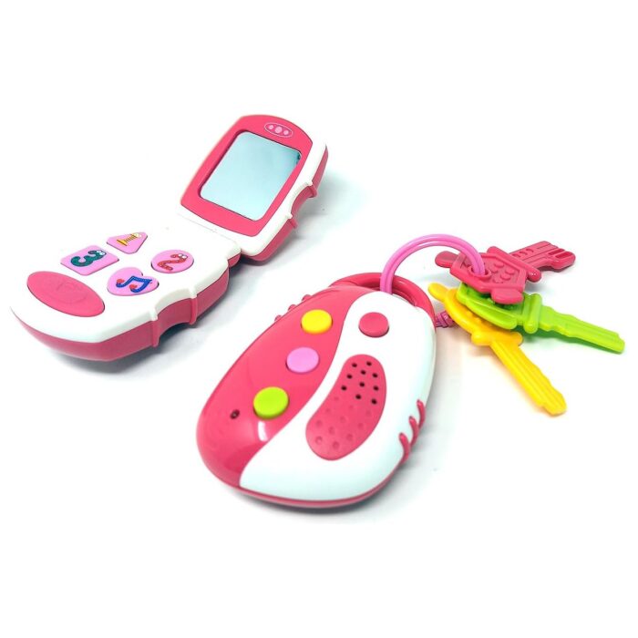 2in1 Kinder Handy & Autoschüssel mit lustigen Melodien und Geräuschen günstig kaufen für Kinder