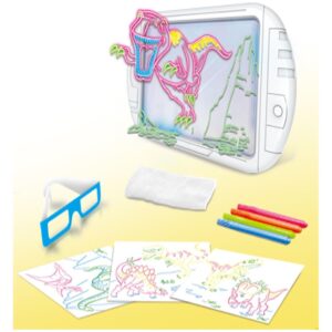 3D Mal Tablet mit 3D Brille und Neon Marker Stifte günstig kaufen für Kinder