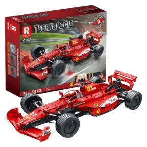 Reobrix 11007-D - Technik F1 Rennauto Klemmbausteine Set mit 2