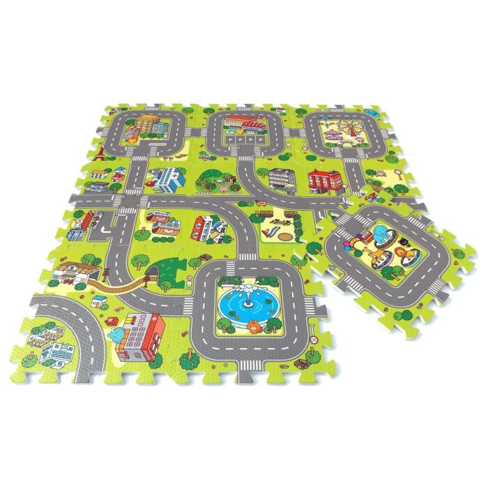 Stadt Puzzlematte