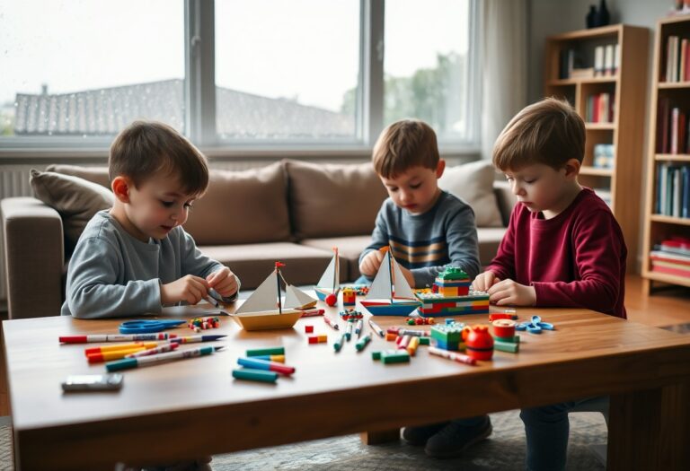 Indoor Beschäftigung für Kinder bei Regenwetter